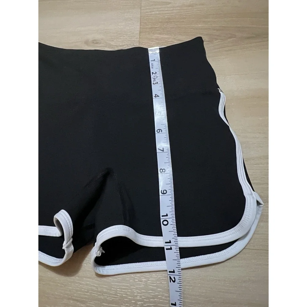 DSG Women's XS High Rise Bike Short Active Shorts‎ Black White NWT
